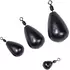Грузило DS Джиг-ріг з вертлюгом чорний 1г (7шт/уп), Вага: 1г, фото 